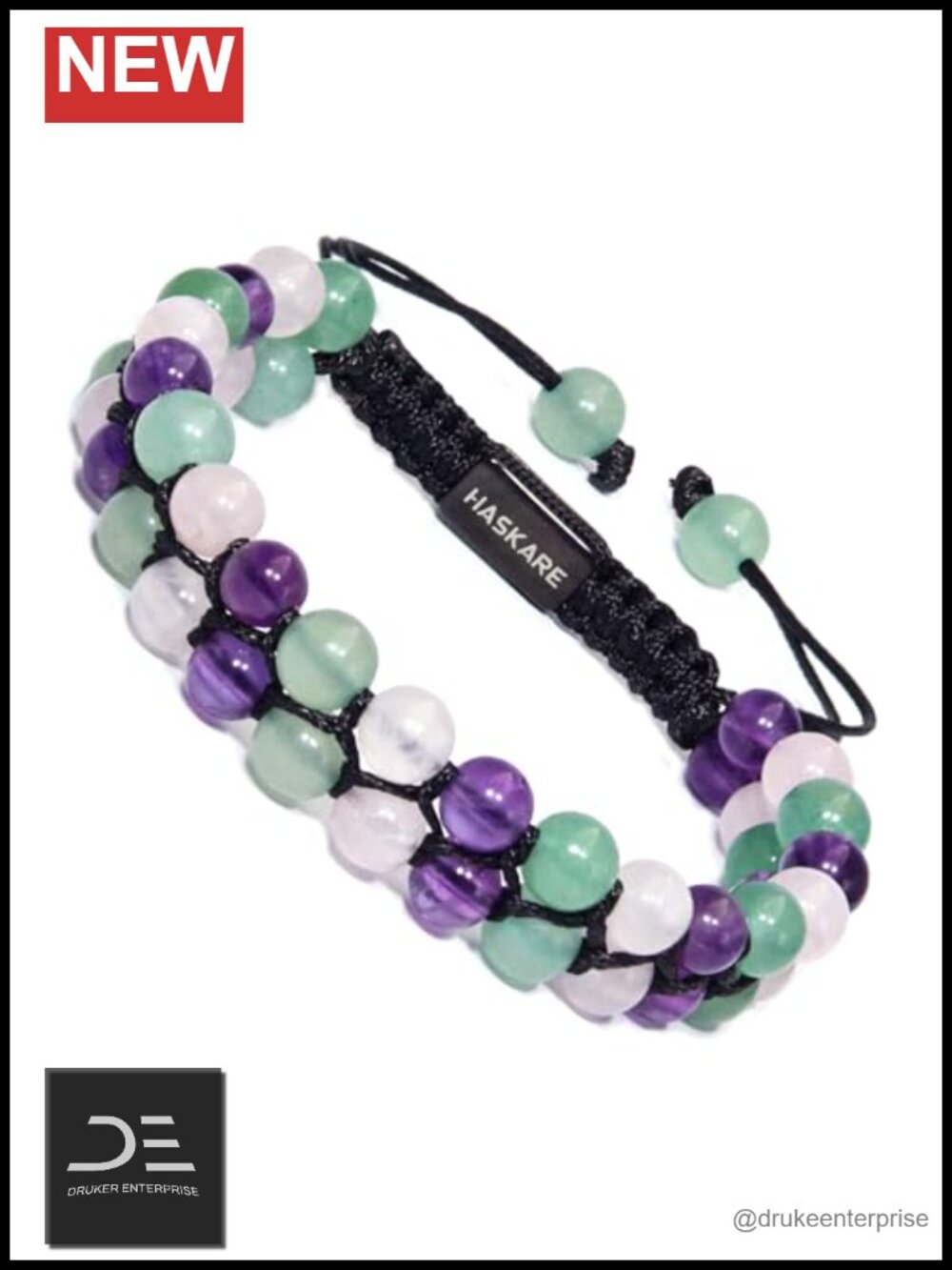 Matching Mother Daughter Crystal Bead Bracelet Set, 6mm Natural Stone Stretch